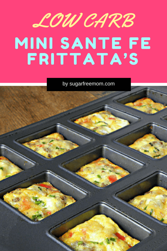 Low Carb Mini Sante Fe Frittata's #lowcarb #lowcarbrecipes #ketosavor