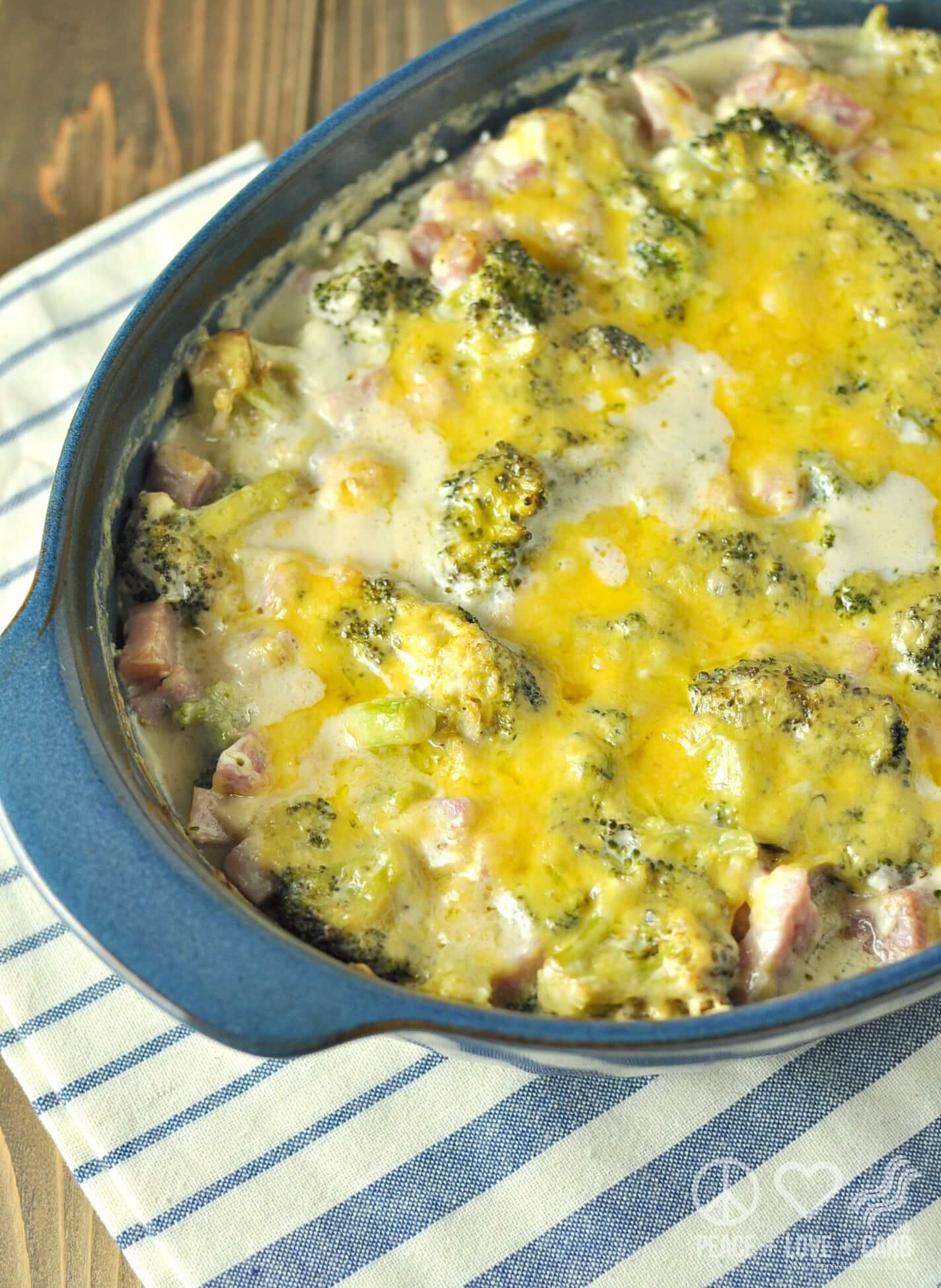 Low Carb Three Cheese Ham and Broccoli Casserole | Nutritious Keto & Low Carb Casserole Recipes | heall