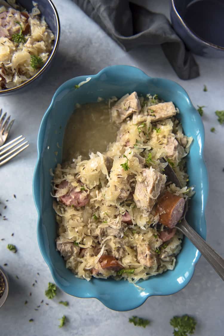 Nutritious Keto Crockpot Recipes: Pork and Sauerkraut