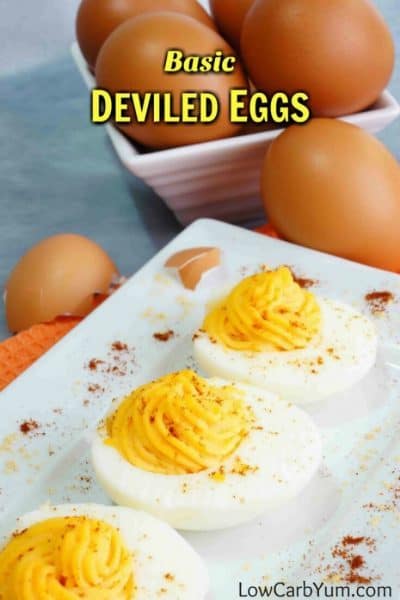 Low Carb Deviled Eggs without Vinegar