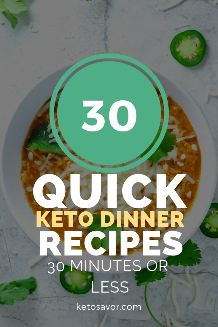 Quick Keto Low Carb Dinner Recipes