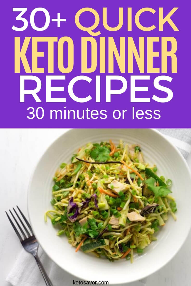 Quick Keto Dinner Recipes for lazy people