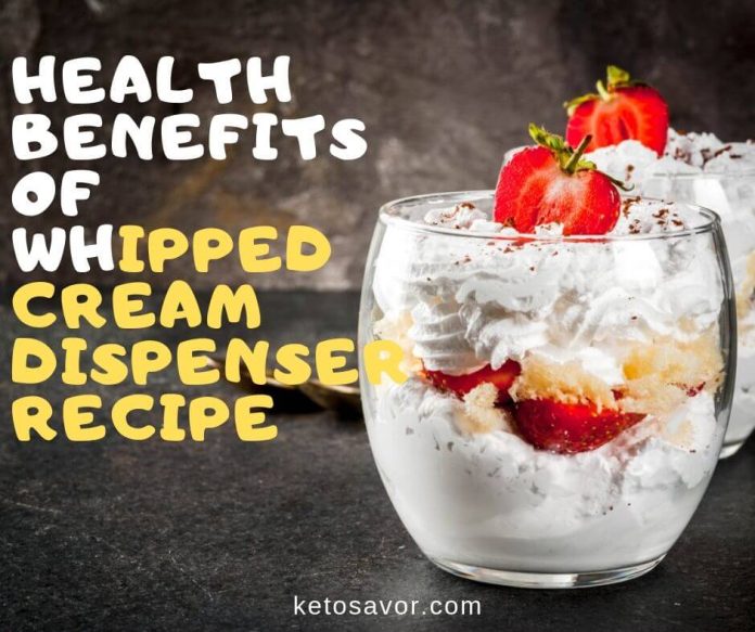 Whipped cream dispenser recipe