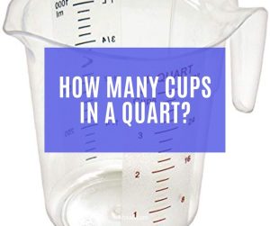conversion of cups to quarts