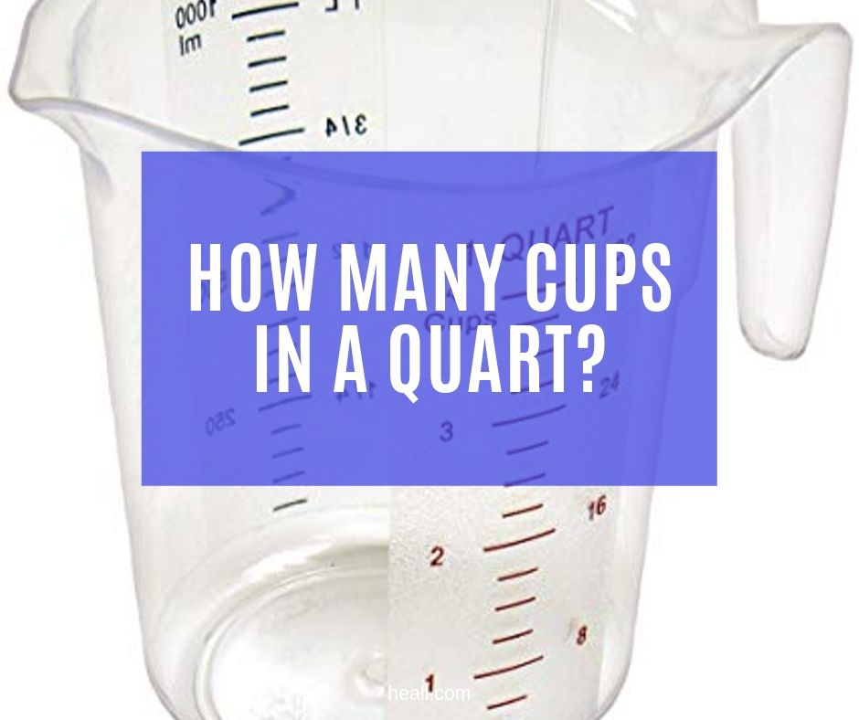 How Many Cups Of Water Equals 2 Quarts