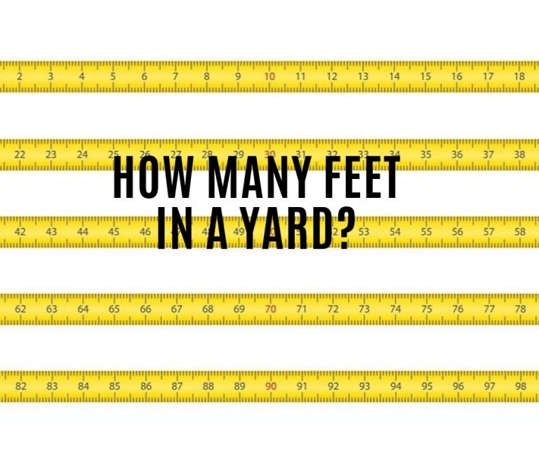 How Many Feet In A Yard Conversion Table Converter 